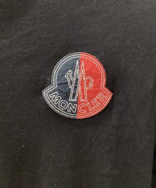 MONCLER（モンクレール）MONCLER (モンクレール) 長袖Tシャツ ブラック サイズ:Lの古着・服飾アイテム