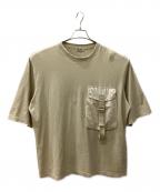 MONCLER×J.W.ANDERSONモンクレール×ジェイダブリューアンダーソン）の古着「Tシャツ」｜ベージュ