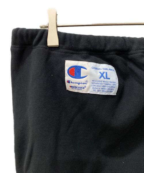 Champion（チャンピオン）Champion (チャンピオン) UNDERCOVER (アンダーカバー) スウェットパンツ ブラック サイズ:X-LARGEの古着・服飾アイテム