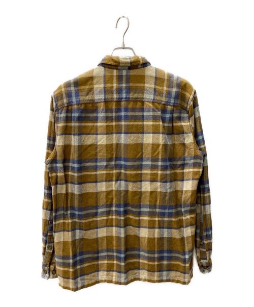 Patagonia（パタゴニア）Patagonia (パタゴニア) 長袖シャツ オリーブ×ブルー サイズ:Mの古着・服飾アイテム
