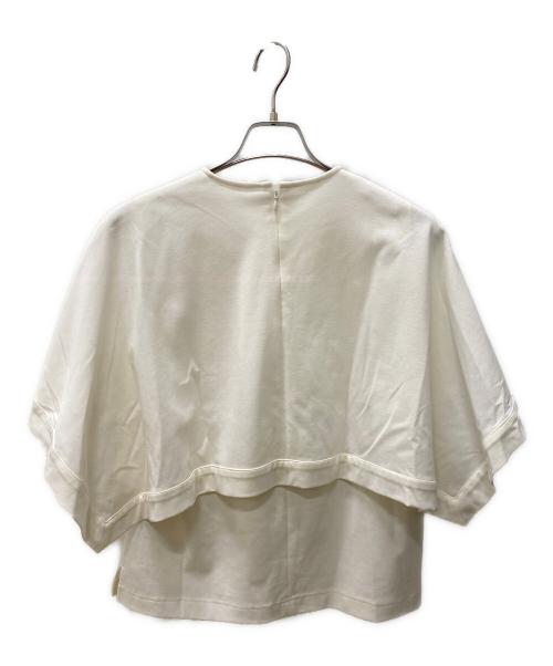 LOHEN（ローヘン）LOHEN (ローヘン) スクエアケープカットソー アイボリー サイズ:Fの古着・服飾アイテム
