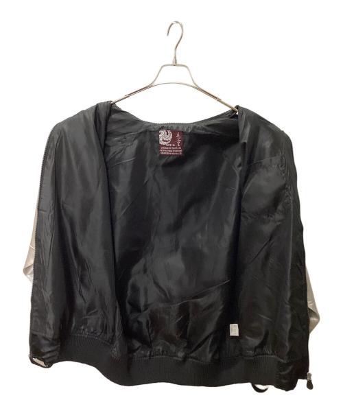 光玄（コウゲン）光玄 (コウゲン) スカジャン ブラック×シルバー サイズ:3Lの古着・服飾アイテム