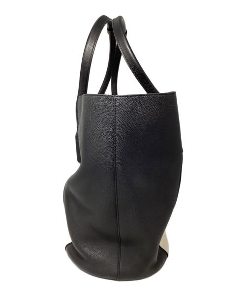 BOTTEGA VENETA（ボッテガベネタ）BOTTEGA VENETA (ボッテガベネタ) バスケット ラージ ブラック×アイボリーの古着・服飾アイテム