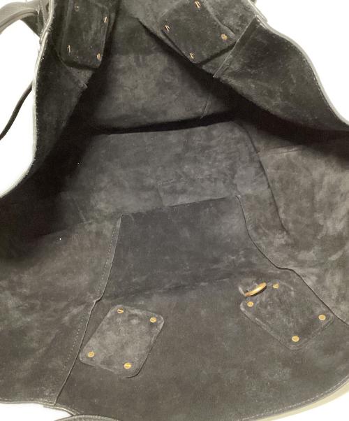 BOTTEGA VENETA（ボッテガベネタ）BOTTEGA VENETA (ボッテガベネタ) バスケット ラージ ブラック×アイボリーの古着・服飾アイテム