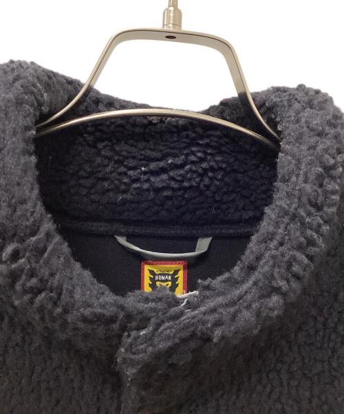 HUMAN MADE（ヒューマンメイド）HUMAN MADE (ヒューマンメイド) ボアフリースプルオーバー ブラック サイズ:Lの古着・服飾アイテム
