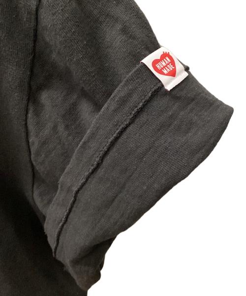 HUMAN MADE（ヒューマンメイド）HUMAN MADE (ヒューマンメイド) 半袖カットソー ブラック サイズ:Lの古着・服飾アイテム