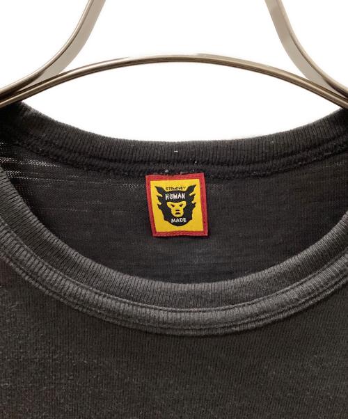 HUMAN MADE（ヒューマンメイド）HUMAN MADE (ヒューマンメイド) 半袖カットソー ブラック サイズ:Lの古着・服飾アイテム