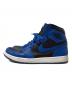 NIKE (ナイキ) Nike Air Jordan 1 Retro High OG ブルー×ブラック サイズ:27cm：10000円