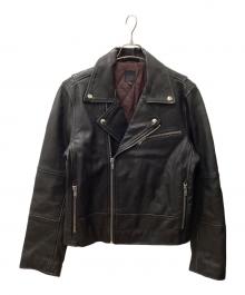 GAP（ギャップ）の古着「レザージャケット」｜ブラック