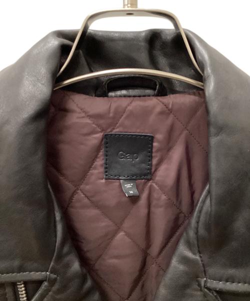 GAP（ギャップ）GAP (ギャップ) レザージャケット ブラック サイズ:Mの古着・服飾アイテム