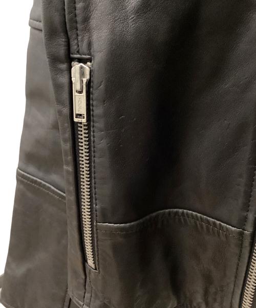 GAP（ギャップ）GAP (ギャップ) レザージャケット ブラック サイズ:Mの古着・服飾アイテム