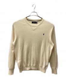 POLO RALPH LAUREN（ポロ・ラルフローレン）の古着「薄手ニット」｜アイボリー