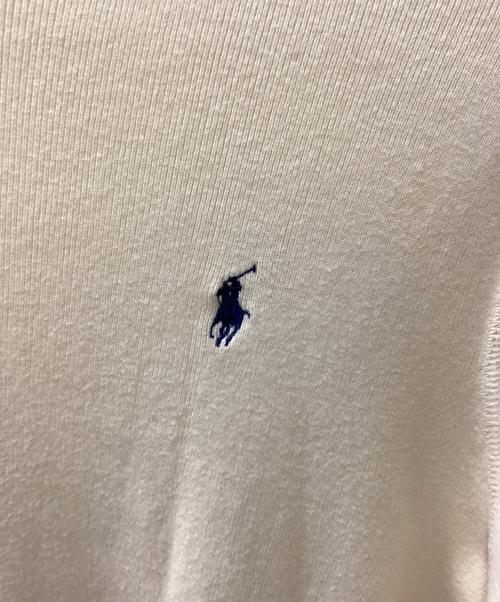 POLO RALPH LAUREN（ポロ・ラルフローレン）POLO RALPH LAUREN (ポロ・ラルフローレン) 薄手ニット アイボリー サイズ:Mの古着・服飾アイテム
