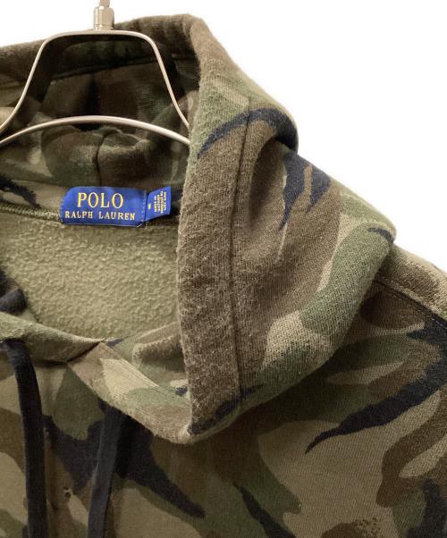 POLO RALPH LAUREN（ポロ・ラルフローレン）POLO RALPH LAUREN (ポロ・ラルフローレン) プルオーバーパーカー グリーン サイズ:Mの古着・服飾アイテム