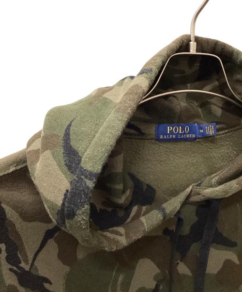POLO RALPH LAUREN（ポロ・ラルフローレン）POLO RALPH LAUREN (ポロ・ラルフローレン) プルオーバーパーカー グリーン サイズ:Mの古着・服飾アイテム