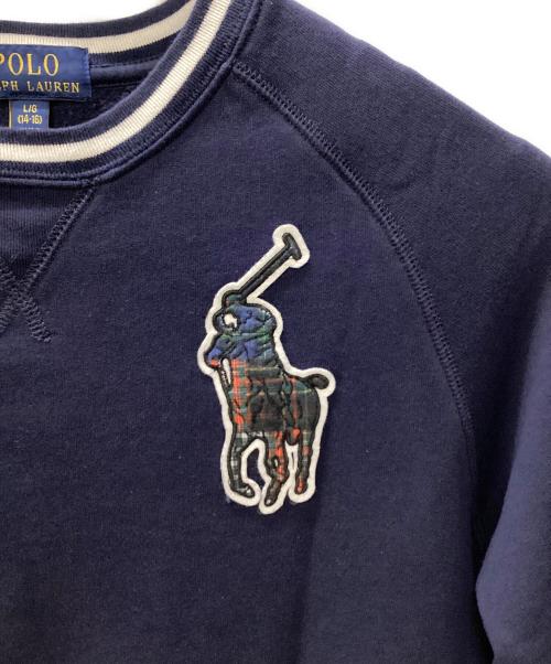 POLO RALPH LAUREN（ポロ・ラルフローレン）POLO RALPH LAUREN (ポロ・ラルフローレン) スウェット ネイビー サイズ:Lの古着・服飾アイテム