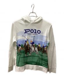POLO RALPH LAUREN（ポロ・ラルフローレン）の古着「プルオーバーパーカー」｜ホワイト