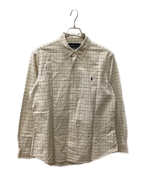 RALPH LAUREN（ラルフローレン）RALPH LAUREN (ラルフローレン) 長袖シャツ アイボリー サイズ:LLの古着・服飾アイテム