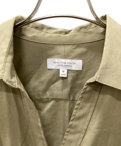 BEAUTY&YOUTH（ビューティーアンドユース）BEAUTY&YOUTH (ビューティーアンドユース) 長袖ワンピース オリーブ サイズ:Mの古着・服飾アイテム