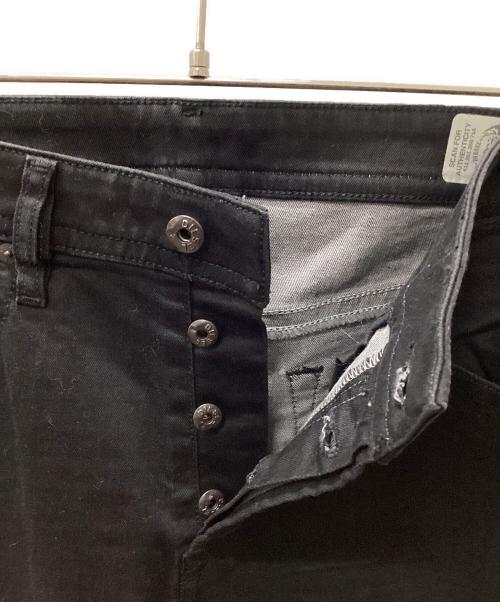 DIESEL（ディーゼル）DIESEL (ディーゼル) ストレッチデニムパンツ ブラック サイズ:W32の古着・服飾アイテム