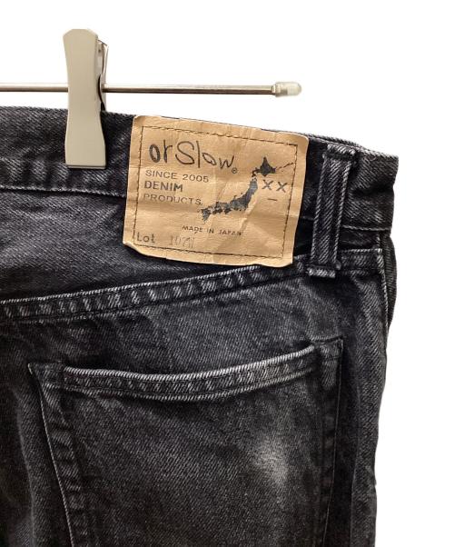 orSlow（オアスロウ）orSlow (オアスロウ) 107Wデニムパンツ ブラック サイズ:XLの古着・服飾アイテム