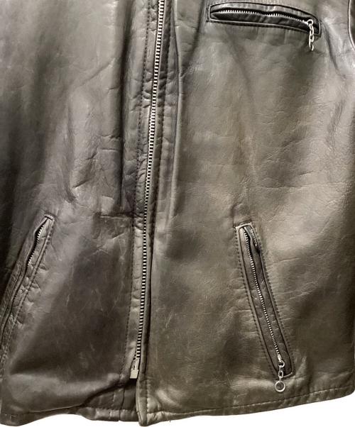 Schott（ショット）Schott (ショット) 641シングルライダースジャケット ブラック サイズ:42の古着・服飾アイテム