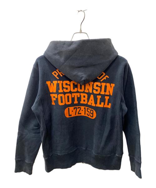 Champion REVERSE WEAVE（チャンピオン リバース ウィーブ）Champion REVERSE WEAVE (チャンピオン リバース ウィーブ) ジップパーカー ブラック サイズ:Lの古着・服飾アイテム