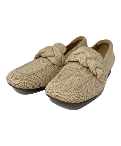 VIVAIA（ビバイア）VIVAIA (ビバイア) スクエアトゥーパンプス ベージュ サイズ:35.5の古着・服飾アイテム