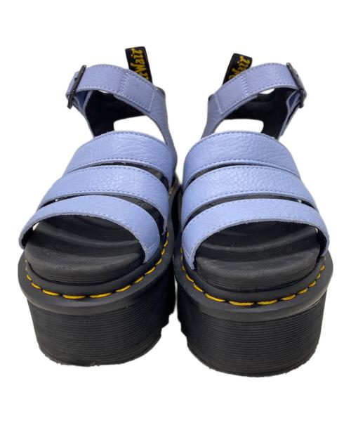 Dr.Martens（ドクターマーチン）Dr.Martens (ドクターマーチン) 厚底サンダル ブラック×ブルー サイズ:23cmの古着・服飾アイテム