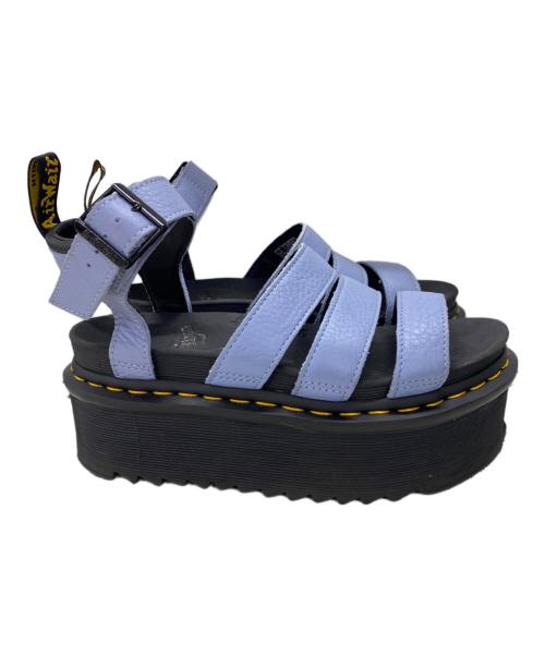 Dr.Martens（ドクターマーチン）Dr.Martens (ドクターマーチン) 厚底サンダル ブラック×ブルー サイズ:23cmの古着・服飾アイテム