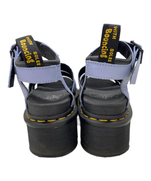 Dr.Martens（ドクターマーチン）Dr.Martens (ドクターマーチン) 厚底サンダル ブラック×ブルー サイズ:23cmの古着・服飾アイテム