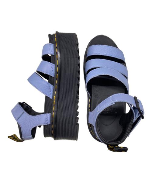 Dr.Martens（ドクターマーチン）Dr.Martens (ドクターマーチン) 厚底サンダル ブラック×ブルー サイズ:23cmの古着・服飾アイテム