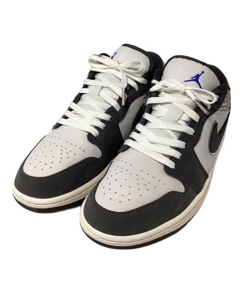 NIKE（ナイキ）NIKE (ナイキ) エア ジョーダン 1 LOW SE グレー×ホワイト サイズ:28cmの古着・服飾アイテム