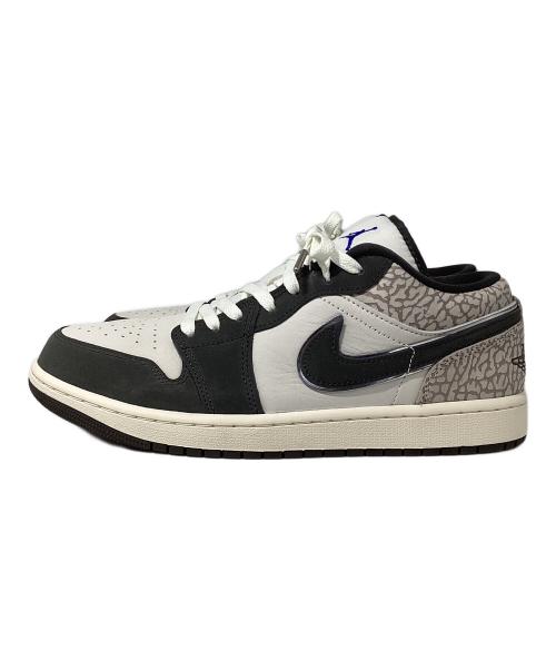 NIKE（ナイキ）NIKE (ナイキ) エア ジョーダン 1 LOW SE グレー×ホワイト サイズ:28cmの古着・服飾アイテム