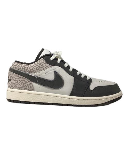 NIKE（ナイキ）NIKE (ナイキ) エア ジョーダン 1 LOW SE グレー×ホワイト サイズ:28cmの古着・服飾アイテム