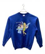 DISNEYディズニー）の古着「ティンカーベル スウェット」｜ブルー