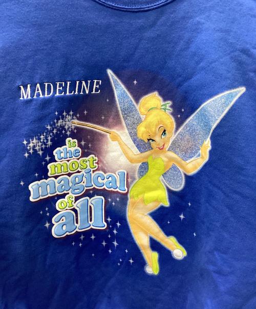 DISNEY（ディズニー）Disney (ディズニー) ティンカーベル スウェット ブルー サイズ:Mの古着・服飾アイテム