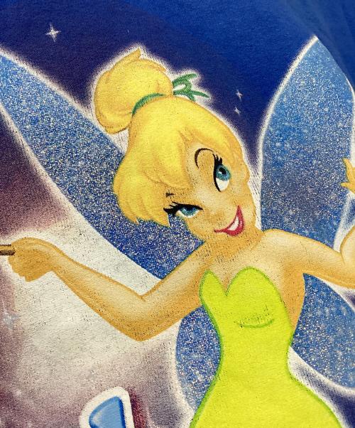 DISNEY（ディズニー）Disney (ディズニー) ティンカーベル スウェット ブルー サイズ:Mの古着・服飾アイテム