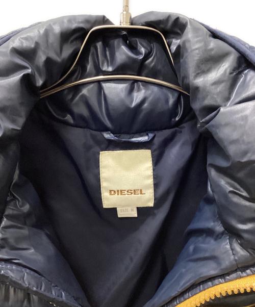 DIESEL（ディーゼル）DIESEL (ディーゼル) ダウンジャケット ネイビー サイズ:Mの古着・服飾アイテム
