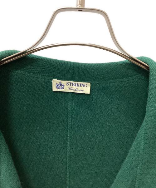 STRIKING（ストライキング）STRIKING (ストライキング) 厚手カーディガン グリーン サイズ:Lの古着・服飾アイテム
