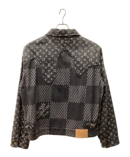 LOUIS VUITTON（ルイ ヴィトン）LOUIS VUITTON (ルイ ヴィトン) NIGO (二ゴー) ジャイアントダミエウェーブスモノグラム グレー サイズ:50の古着・服飾アイテム