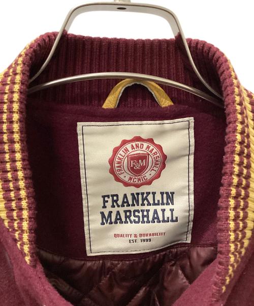 Franklin & Marshall（フランクリン＆マーシャル）Franklin & Marshall (フランクリン＆マーシャル) スタジャン ボルドー サイズ:表記無しの古着・服飾アイテム