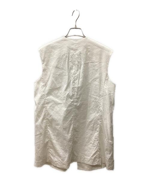 theory（セオリー）theory (セオリー) ベスト ホワイト サイズ:Sの古着・服飾アイテム
