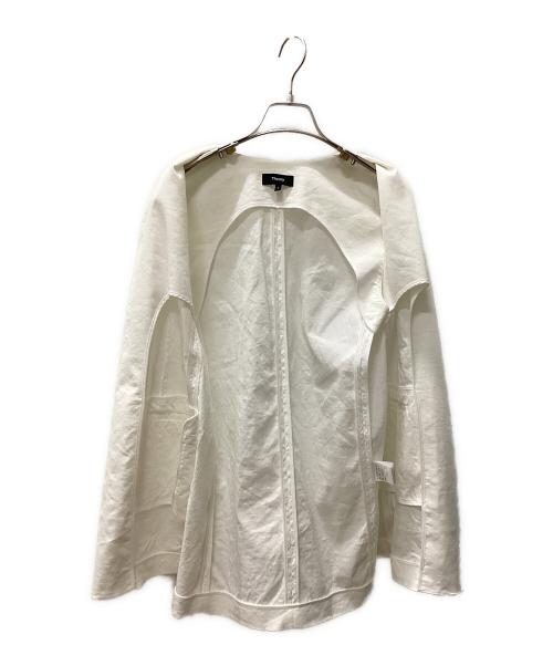 theory（セオリー）theory (セオリー) ベスト ホワイト サイズ:Sの古着・服飾アイテム