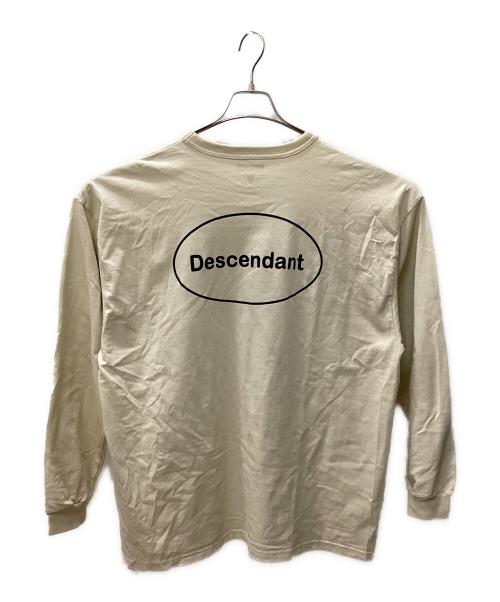 DESCENDANT（ディセンダント）DESCENDANT (ディセンダント) 長袖カットソー ベージュ サイズ:3の古着・服飾アイテム