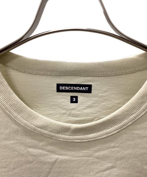 DESCENDANT（ディセンダント）DESCENDANT (ディセンダント) 長袖カットソー ベージュ サイズ:3の古着・服飾アイテム
