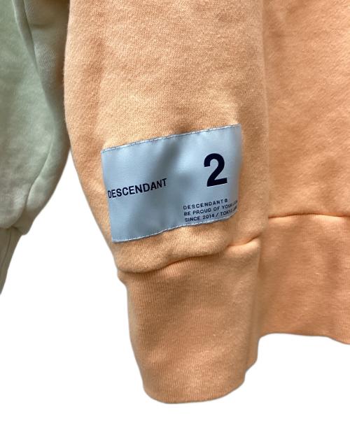 DESCENDANT（ディセンダント）DESCENDANT (ディセンダント) スウェット オレンジ×アイボリー サイズ:2の古着・服飾アイテム