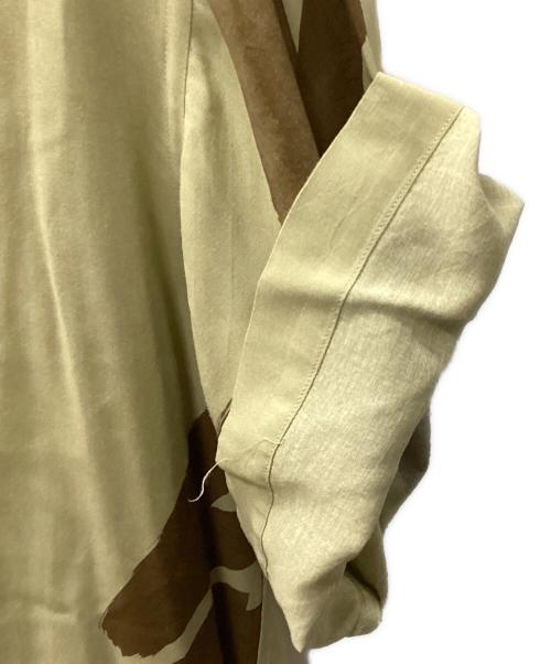 BROWN by 2-tacs（ブラウンバイツータックス）BROWN by 2-tacs (ブラウンバイツータックス) 半袖シャツ カーキ サイズ:LARGEの古着・服飾アイテム