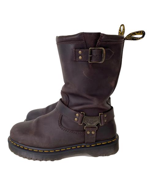 Dr.Martens（ドクターマーチン）Dr.Martens (ドクターマーチン) ANISTONE HIリガーブーツ ブラウン サイズ:28cmの古着・服飾アイテム