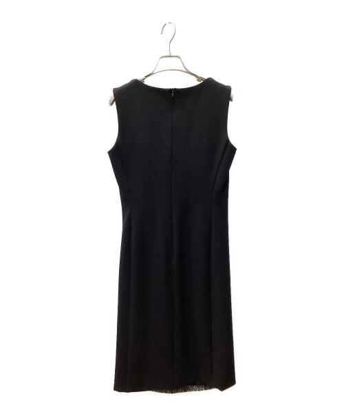 MaxMara（マックスマーラ）MaxMara (マックスマーラ) ノースリーブワンピース ブラック サイズ:38の古着・服飾アイテム